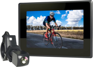 Antook 1080P Bike Camera, 110°Bicycle Rear View Camera with 4.3" Screen