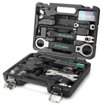 CYCLISTS 23 Piece Bike Bicycle Repair Tool kit Maintenance Tool Set with Storage Case