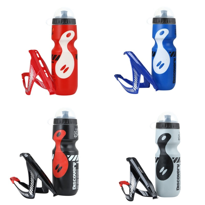 Outdoor Sports Water Bottle with Cage Mount Holder for Cycling Mountain Bike