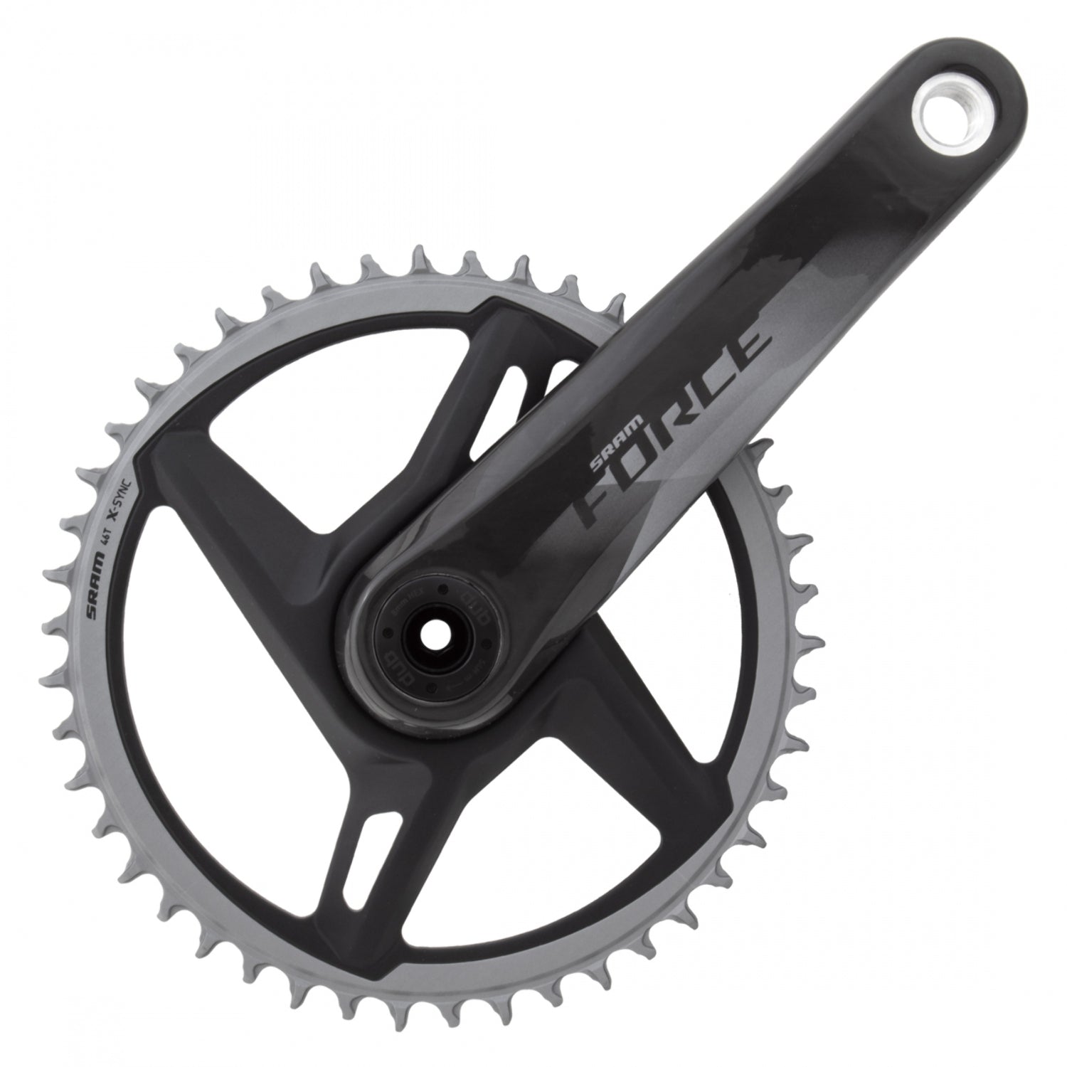 SRAM CRANKSET SRAM FORCE D1 175x46 DM DUB NoBB GLOSS-BK
