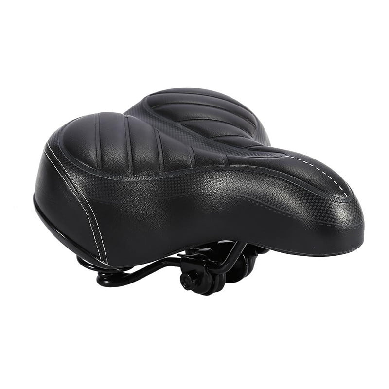 Bike Seat Cushion Comfortable Wide Big Bum Bicycle Gel Cruiser Extra Sporty Soft Pad Saddle Seat
