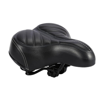 Bike Seat Cushion Comfortable Wide Big Bum Bicycle Gel Cruiser Extra Sporty Soft Pad Saddle Seat