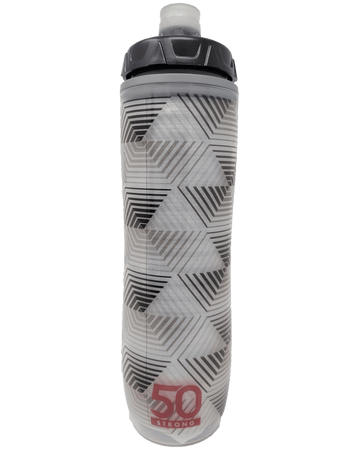 50 Strong Insulated 28 Oz Off-White Plastic Water Bottle