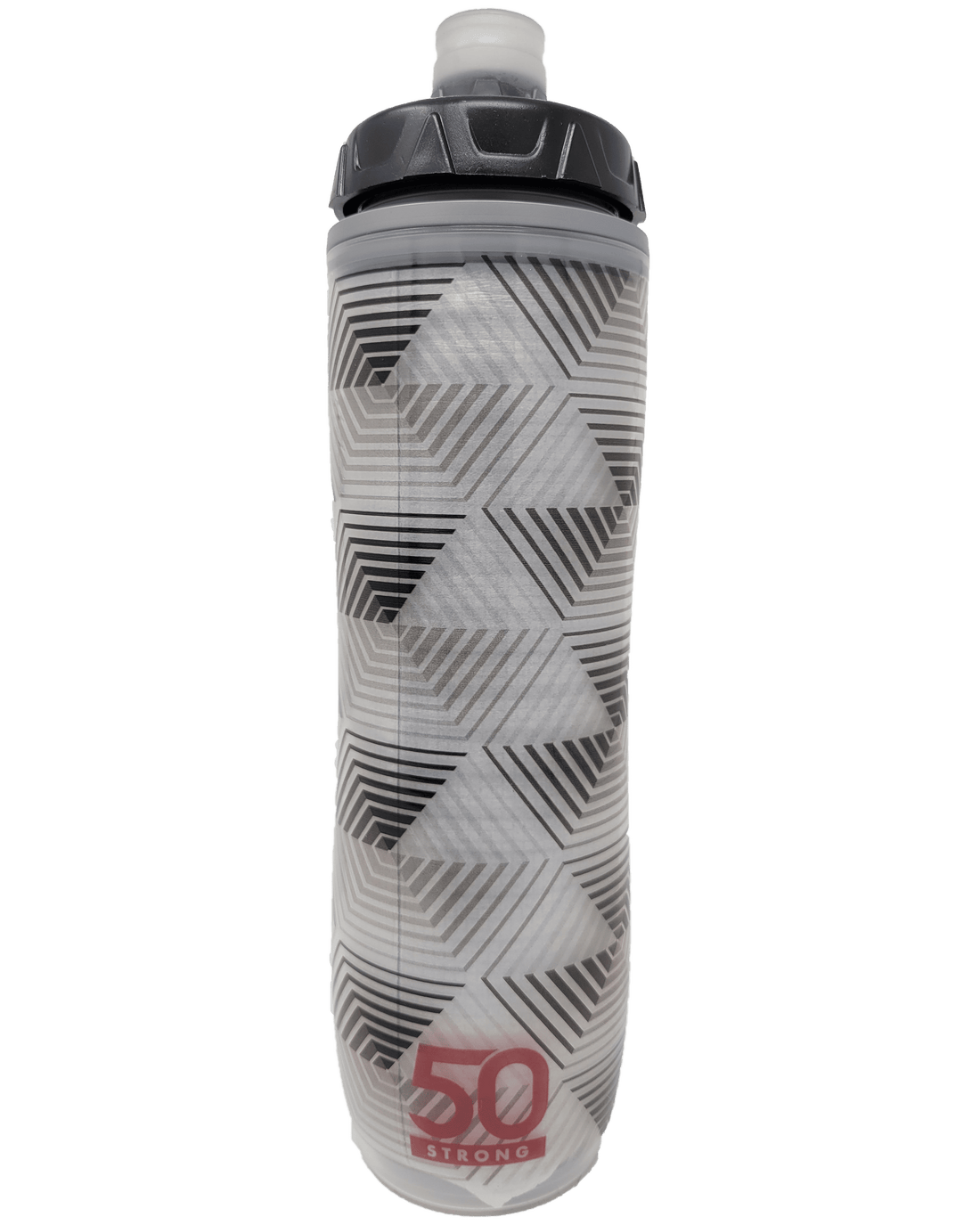 50 Strong Insulated 28 Oz Off-White Plastic Water Bottle