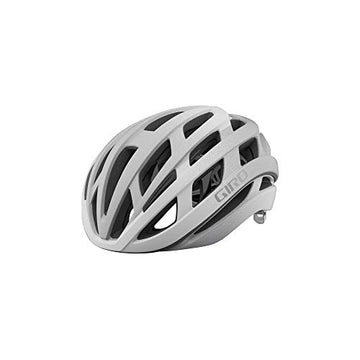 Giro Helios Spherical Adult Road Bike Helmet - Matte White/Silver Fade (2021), Large (59-63 cm)
