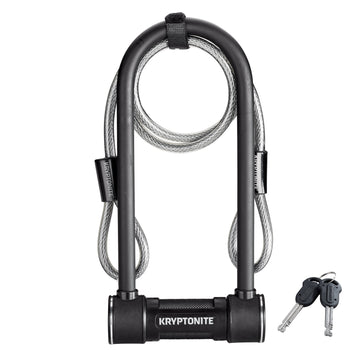 Kryptonite Level 5 14 mm U-Lock Bicycle Lock with Looped Bike Security Cable