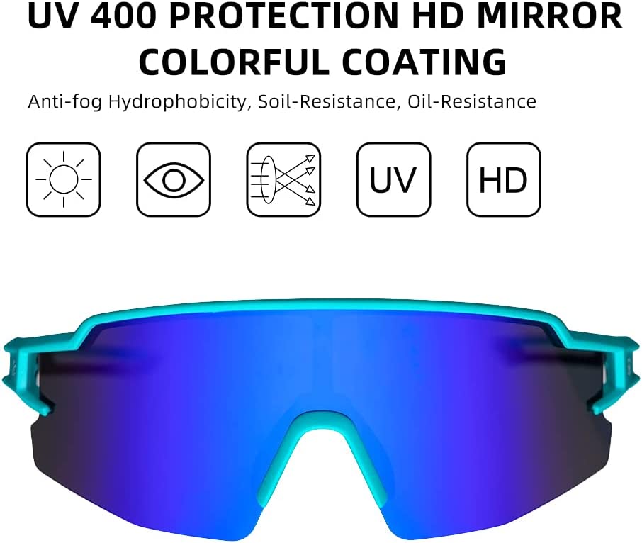 ROCKBROS Polarized Sunglasses with UV Protection Cycling Sport Glasses