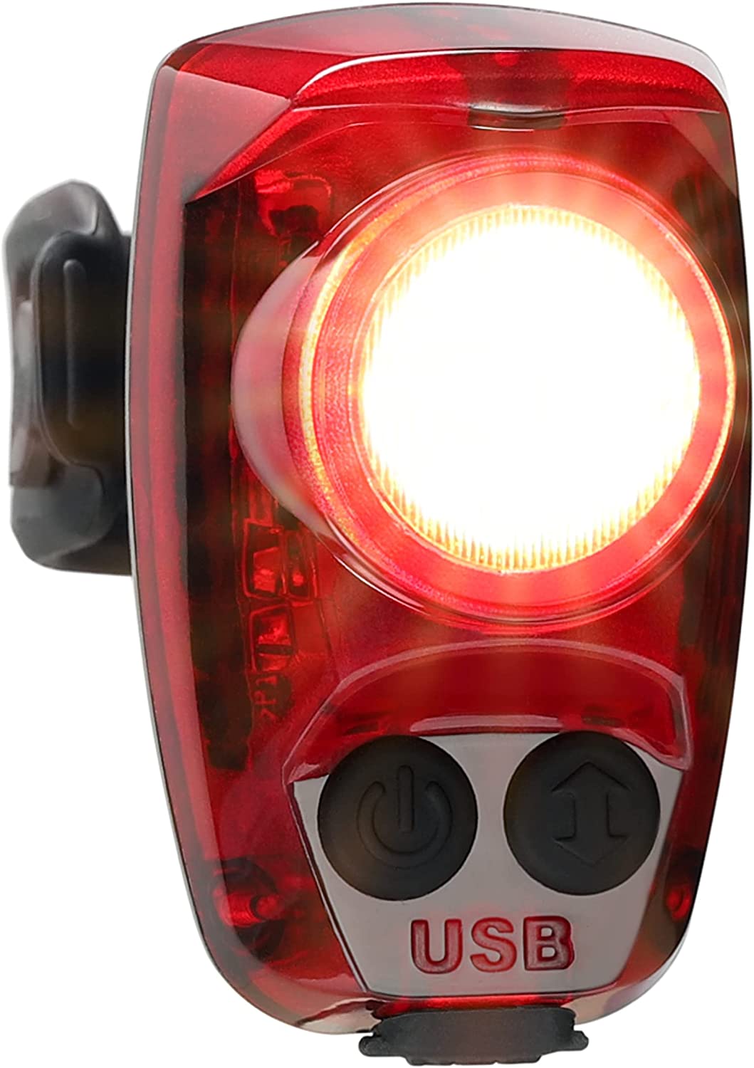Cygolite Hotshot Pro– 200 Lumen Bike Tail Light [FLEXIBLE MOUNT TYPE]– 6 Night & Daytime Modes– User Adjustable Flash Speed- Compact Design– IP64 Water Resistant– USB Rechargeable–Great for Busy Roads