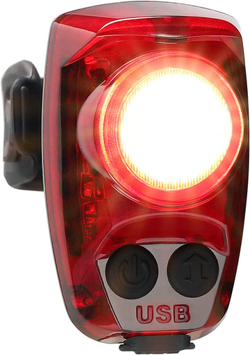 Cygolite Hotshot Pro– 200 Lumen Bike Tail Light [FLEXIBLE MOUNT TYPE]– 6 Night & Daytime Modes– User Adjustable Flash Speed- Compact Design– IP64 Water Resistant– USB Rechargeable–Great for Busy Roads