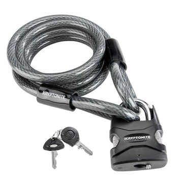 Kryptonite Double Loop Cable & Padlock Bicyce Lock