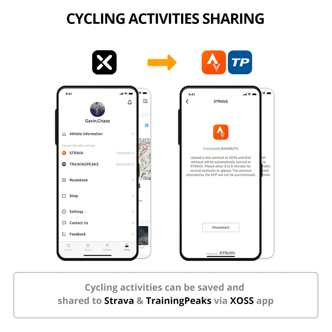 XOSS G GPS Bike Computer, Wireless Bluetooth Bike Speedometer and Odometer