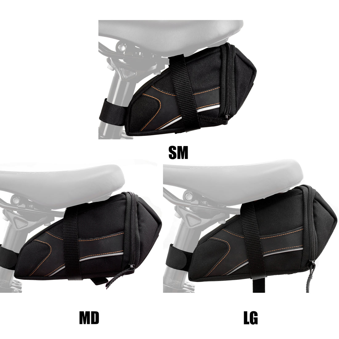 BV Bike Water Resistant Rear Bag Under Seat Y-Series