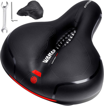 Bike Saddle, BUSATIA Bike Seat Men Women Gel Seat Cushion for Bikewith Installation Tools