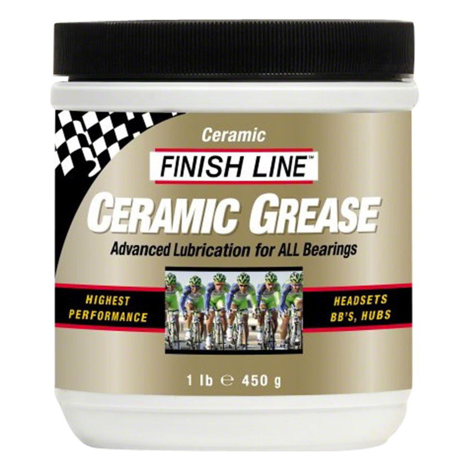 Finish Line Ceramic Bicycle Grease, 1 lb. Tub