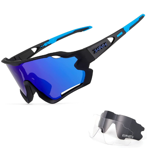 KAPVOE Cycling Glasses Polarized Sunglasses MTB Men Women Mountain Bike Beach Fishing