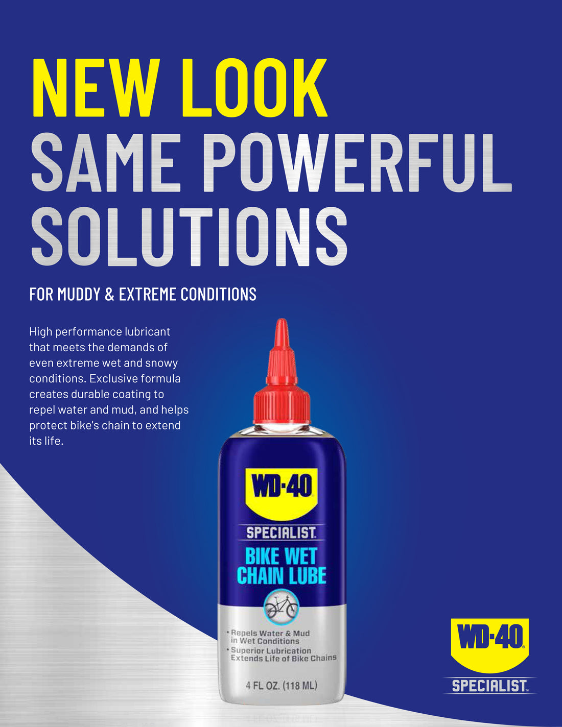 WD-40 Specialist Bike® Wet Chain Lubricant, 4oz
