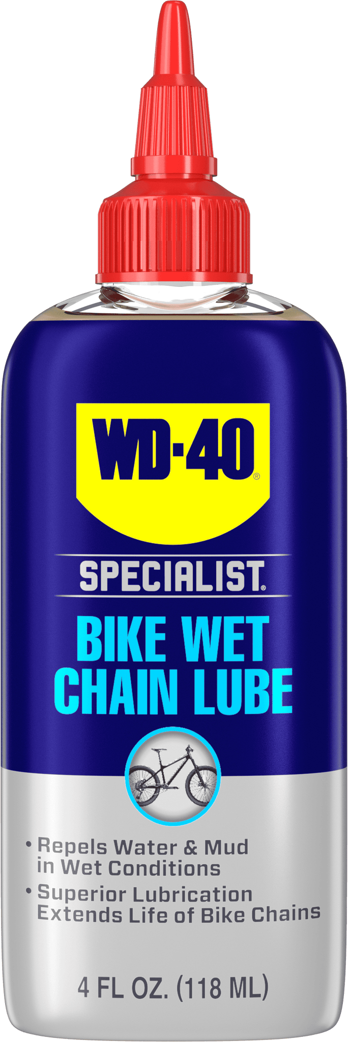 WD-40 Specialist Bike® Wet Chain Lubricant, 4oz