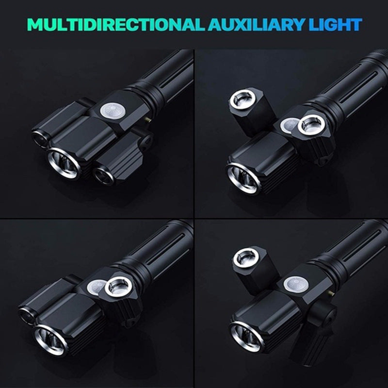 2BK Bike Light Front and Back Set Headlight and Taillight Set 500 Lumen USB Rechargeable IPX5 Waterproof