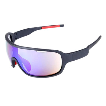 Bike Polarized Cycling Eye Glasses Sports Sunglasses UV400 5 Lens Black