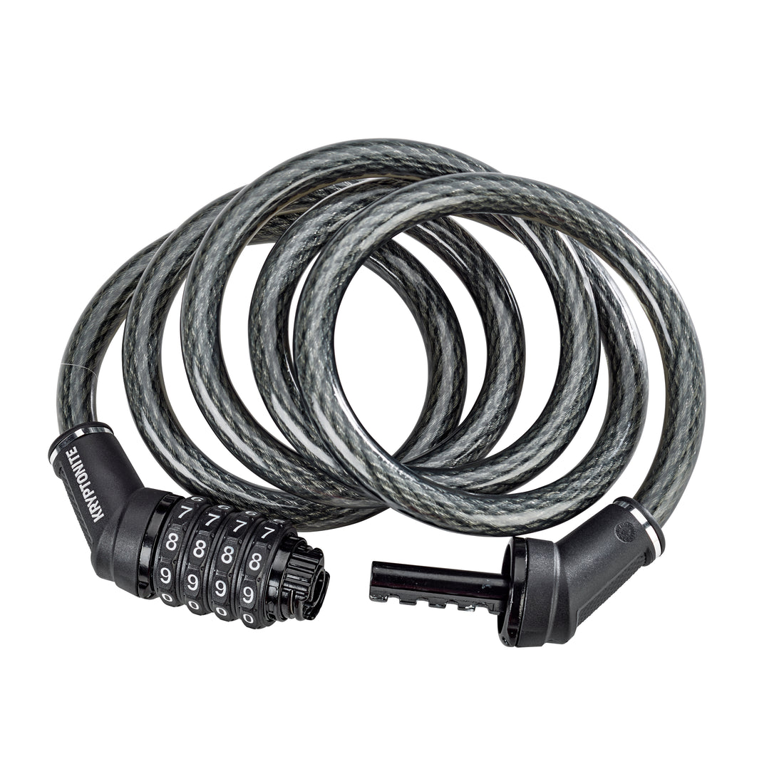 Kryptonite 12mm Combo Cable Bike Lock + Bonus Rear LED Bike Light