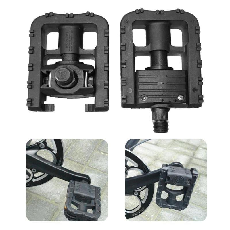 BICYCLE CYCLING FOLD-ABLE PEDALS
