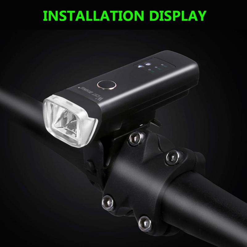 BICYCLE LIGHT USB RECHARGEABLE LIGHT SENSOR