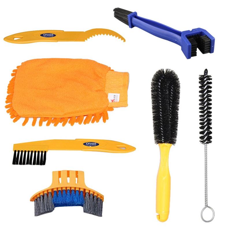 MULTI-FUNCTIONAL CLASSIC TEXTURE BIKE CLEANING TOOLS SET