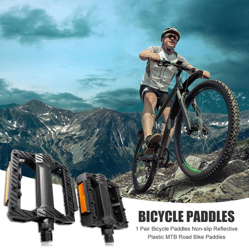 NON-SLIP REFLECTIVE BICYCLE PLASTIC PADDLES